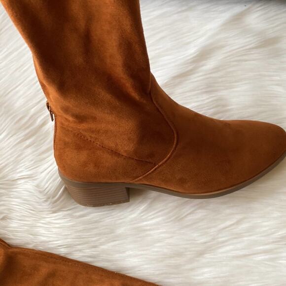 Tall Regular Calf Cognac New York And Company Womens Ruby size 10 - Picture 6 of 12